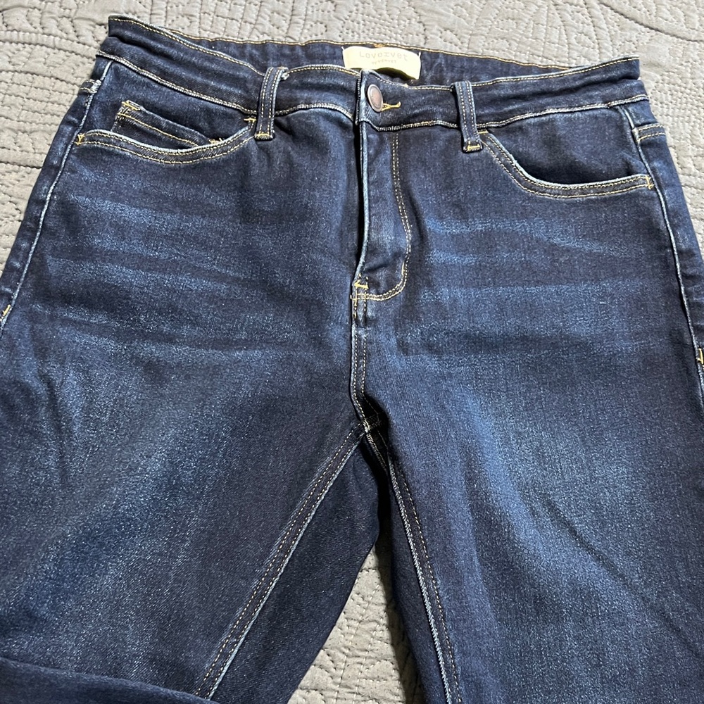 Women’s Straight Leg Jeans - Dark Indigo